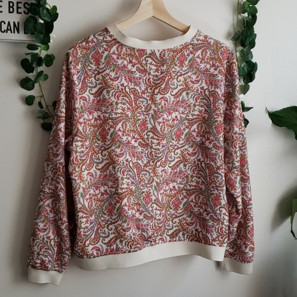 Nwot RuffHewn Floral Bomber Jacket - Picture 5 of 9